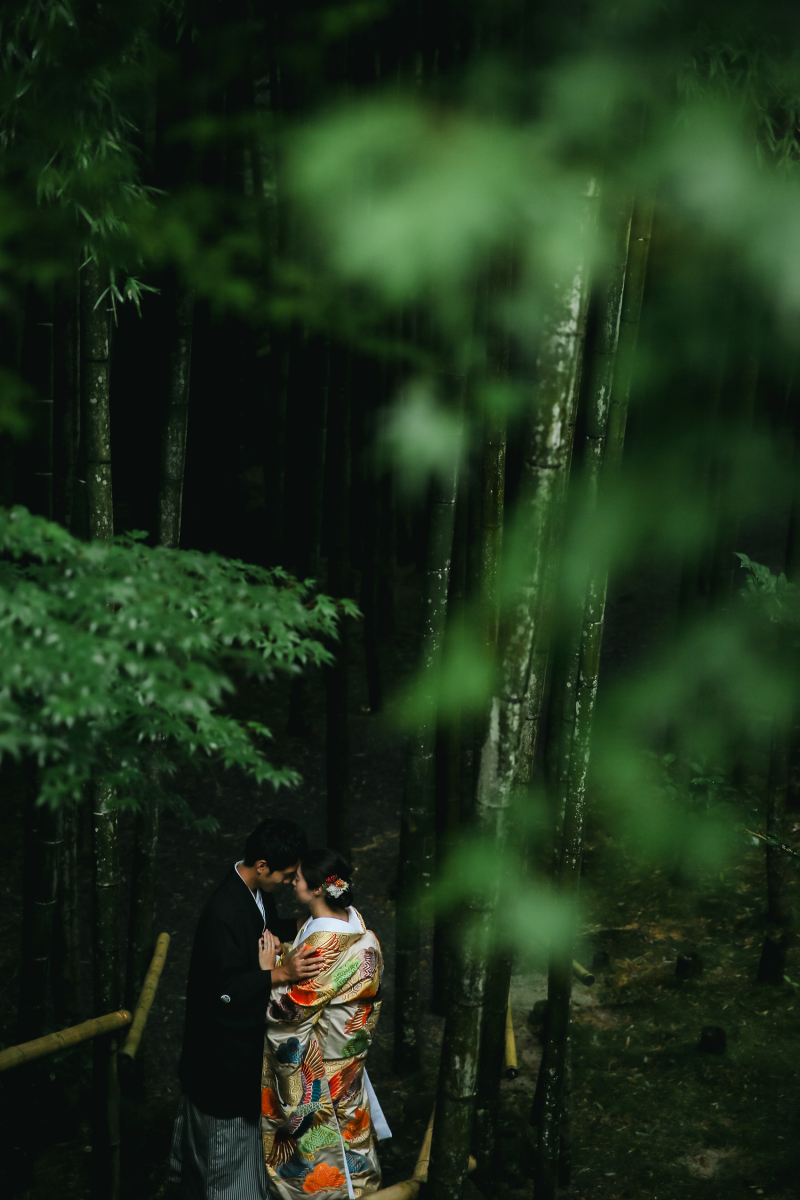 緑に囲まれて。