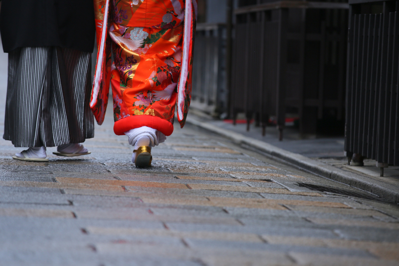 雰囲気のある街並み。