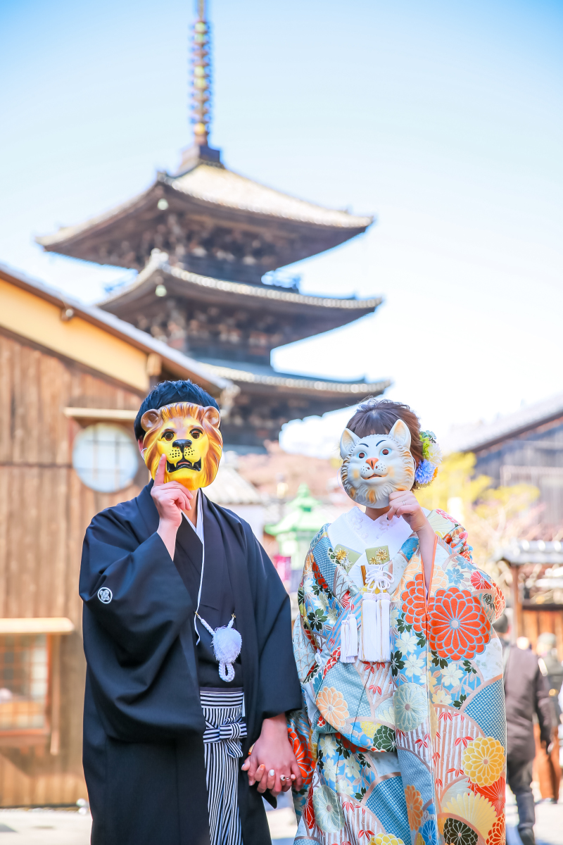 お面を使ってみました！