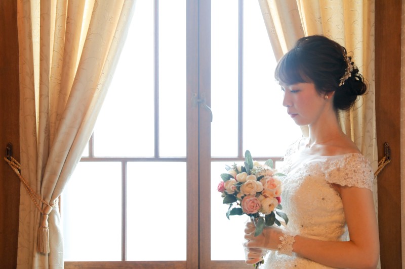 ブーケを見つめなにを思う