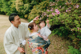 嵐山で家族の絆を刻むウェディングフォト