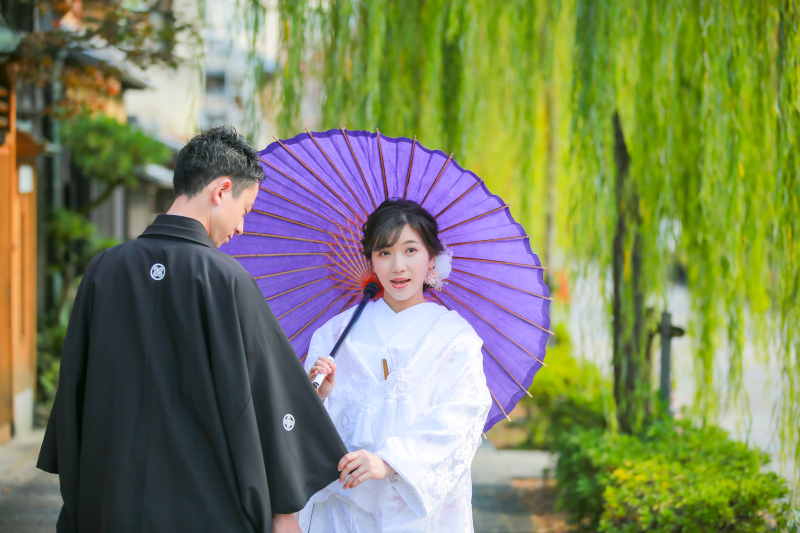 今度は和傘を変えて、、