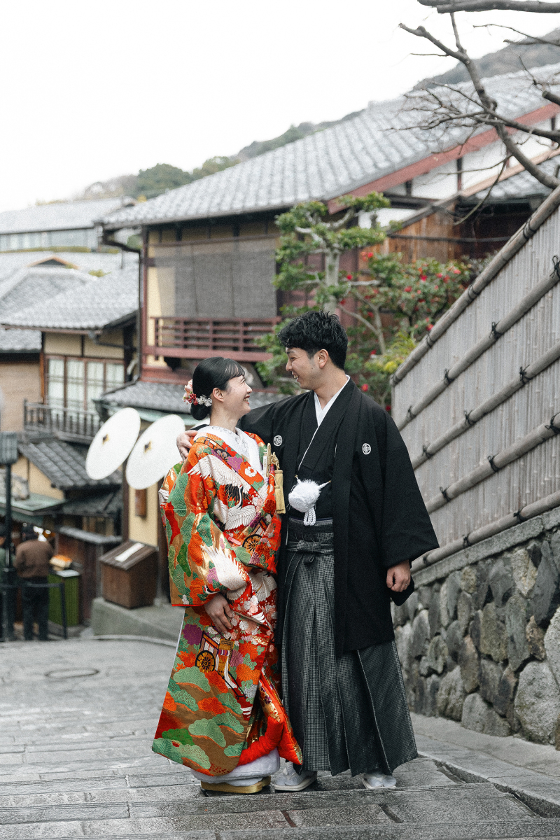 二年坂を上って。