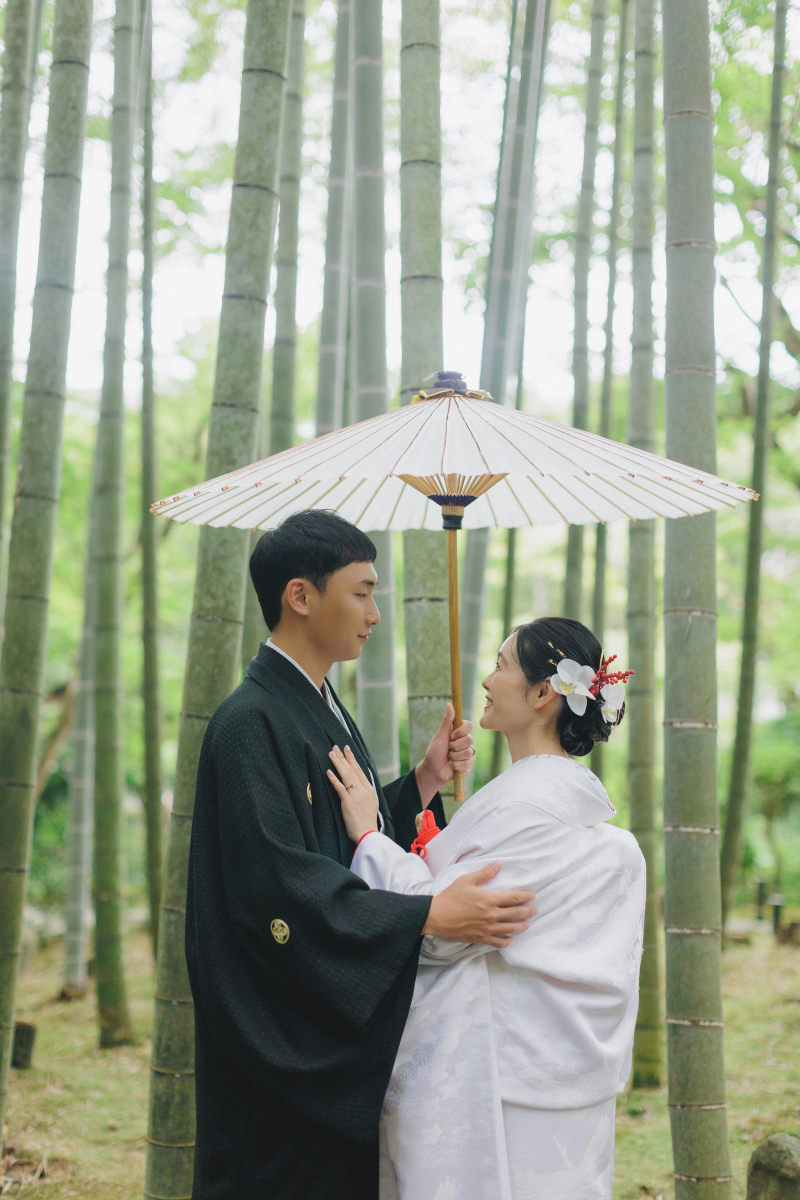 特に印象的だったのが、竹林の中での撮影です。