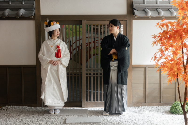 スタジオTVB京都店の屋内庭園で