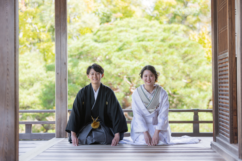 和装のフォトウェディングです。