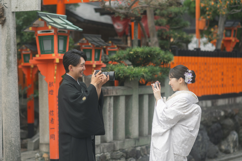 お二人の好きなアイテムをつかって