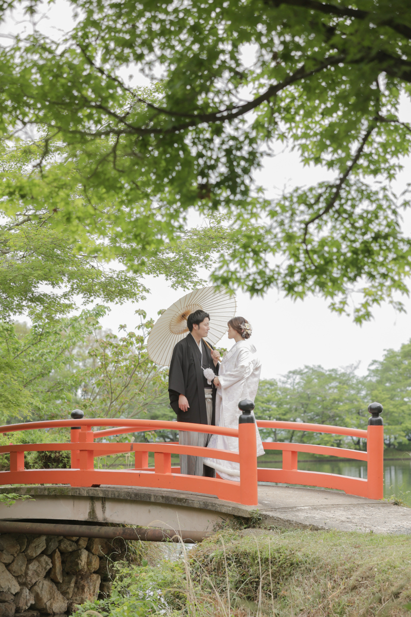 橋の上で、、、