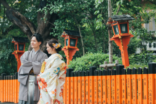 祇園で京都らしいフォトウェディング