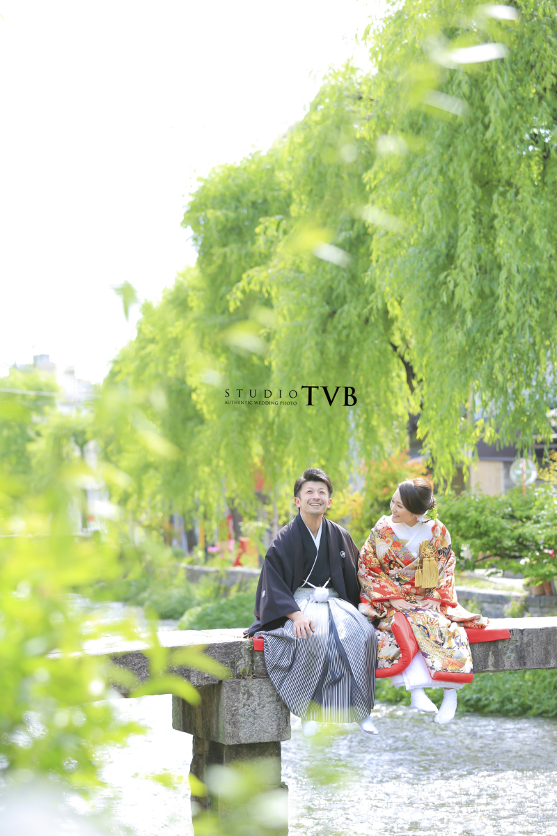 一本橋で可愛く二人らしく