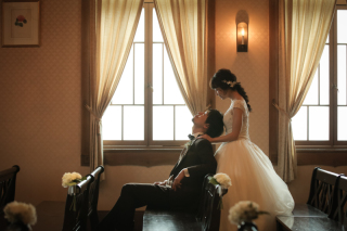 歴史溢れるレトロな洋館でフォトウェディング