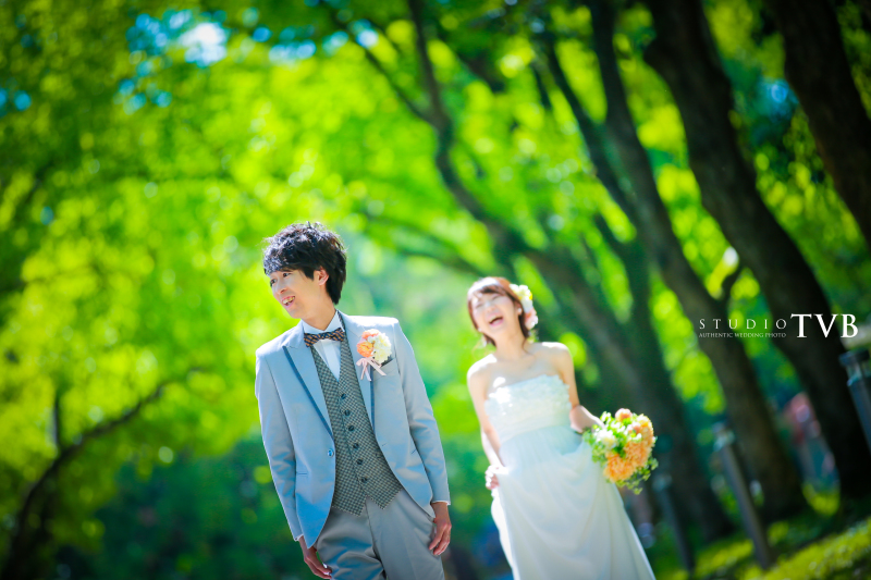 緑のトンネルです!