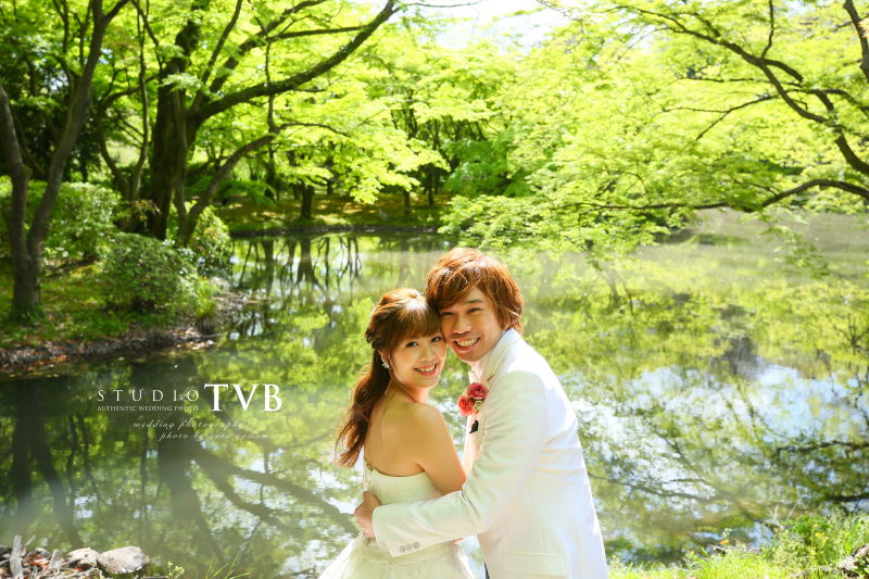 緑がキラキラ、、