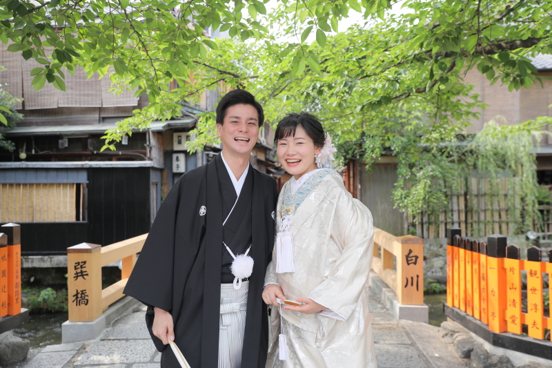 お揃いの笑顔で