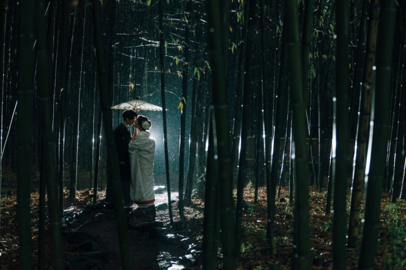 雨の日の特別ショット