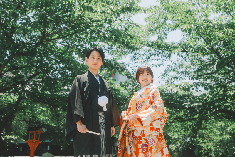 初夏らしい生き生きとした緑と