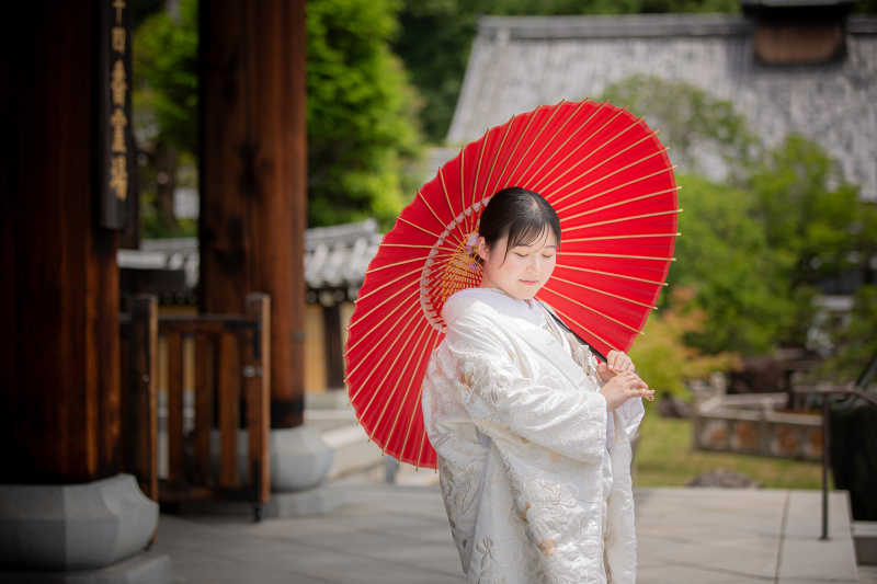 お次は新婦様のソロカット