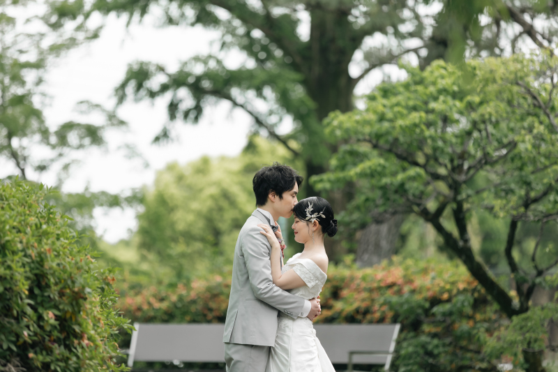 洋庭園でまったり撮影