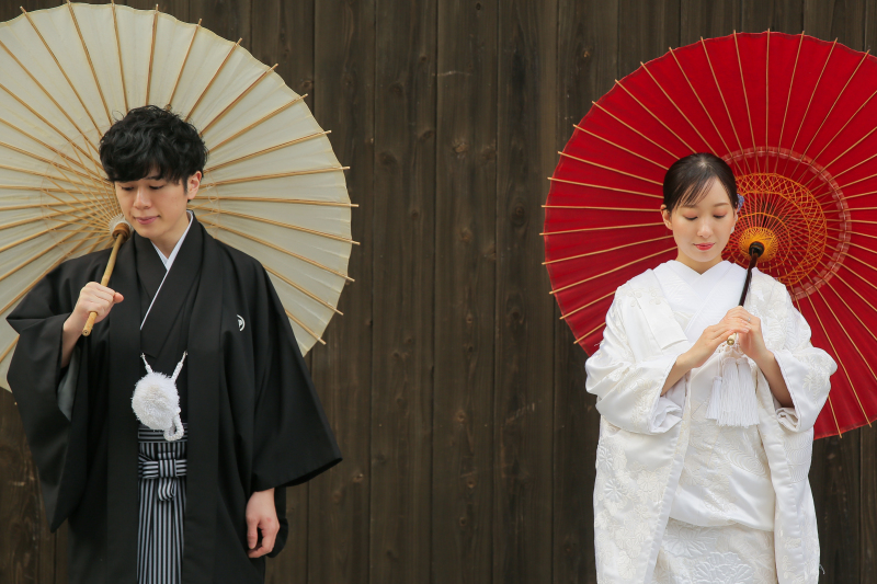 番傘をつかって 