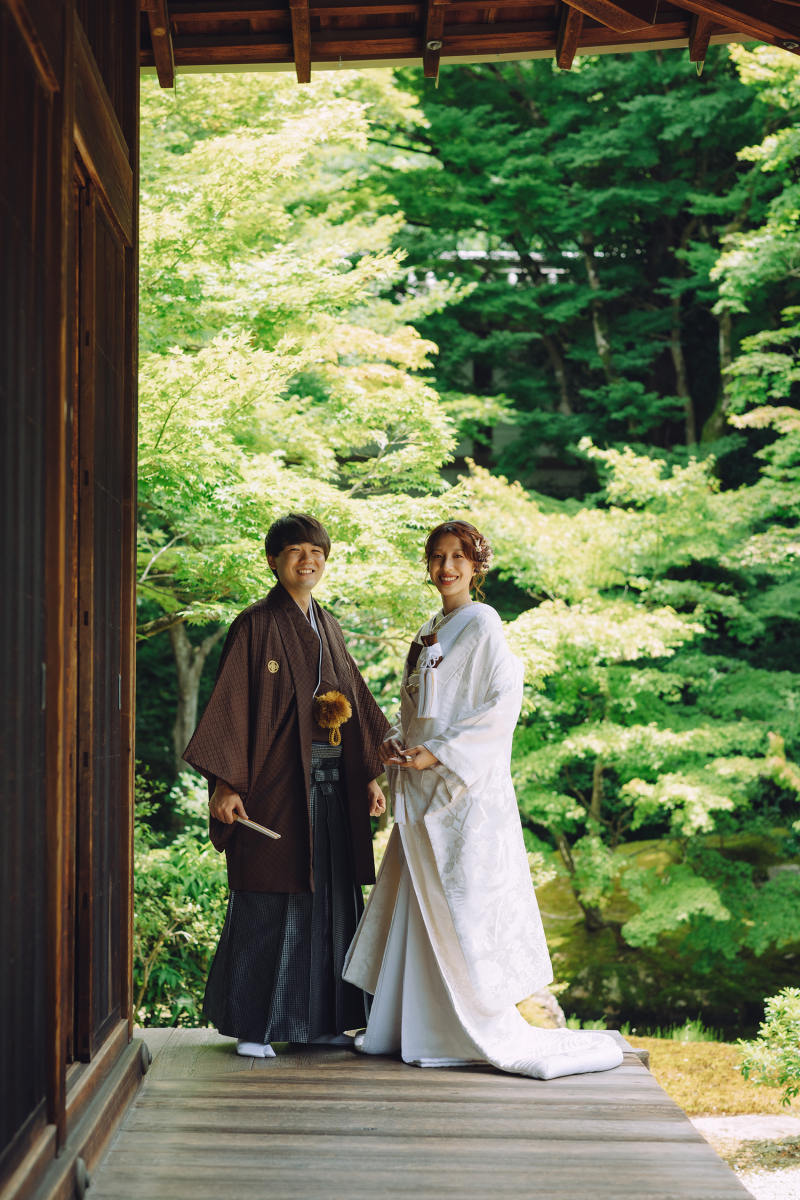 おふたりの立ち姿。