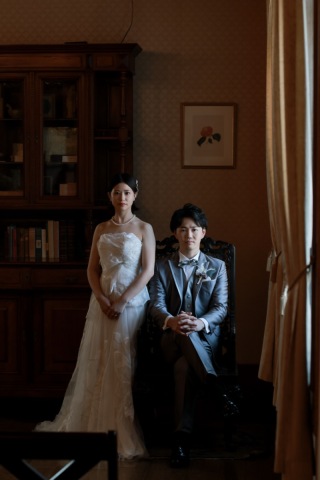 パビリオンコートで二人きりの洋館撮影