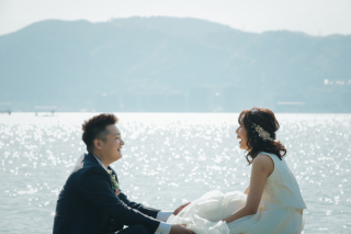 春の琵琶湖ロケーション