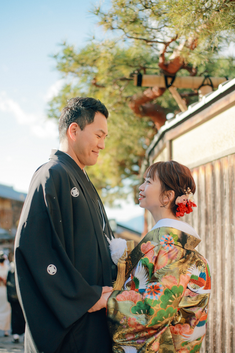 八坂の街並みで