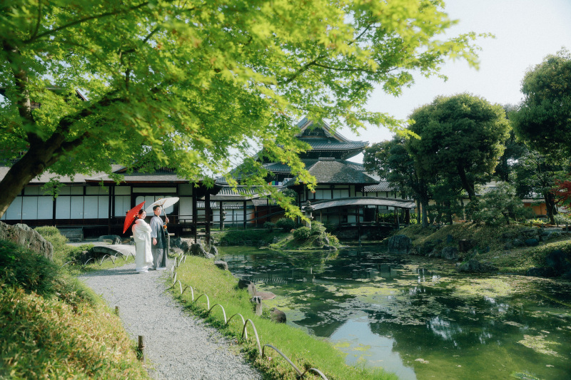 外では綺麗な景色も一緒に