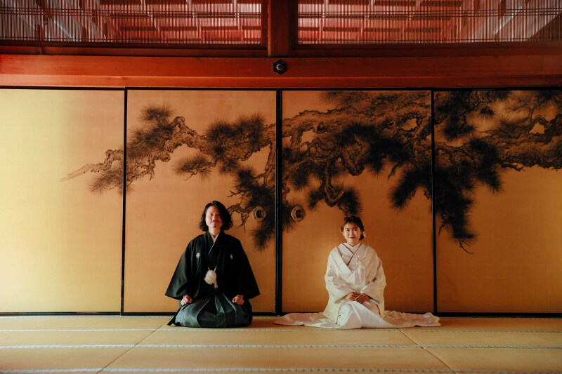 冬の金戒光明寺ロケーション