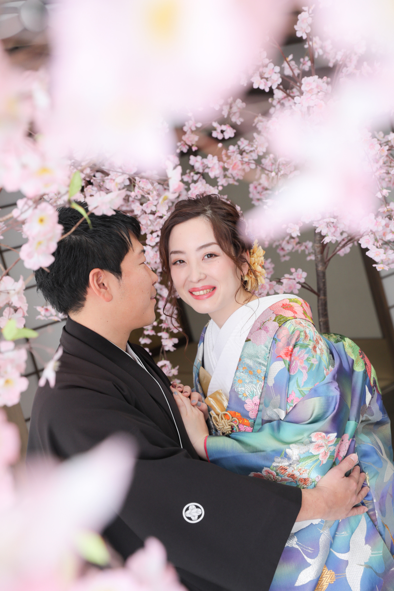 満開の桜に包まれて