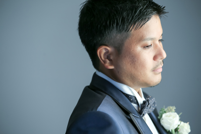 ご新郎様のソロショットも！