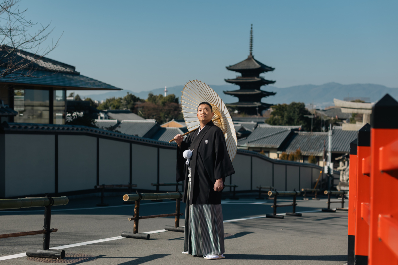 ご新郎様ソロ写真。