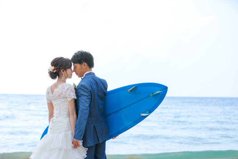 雄大な背景を二人占め…