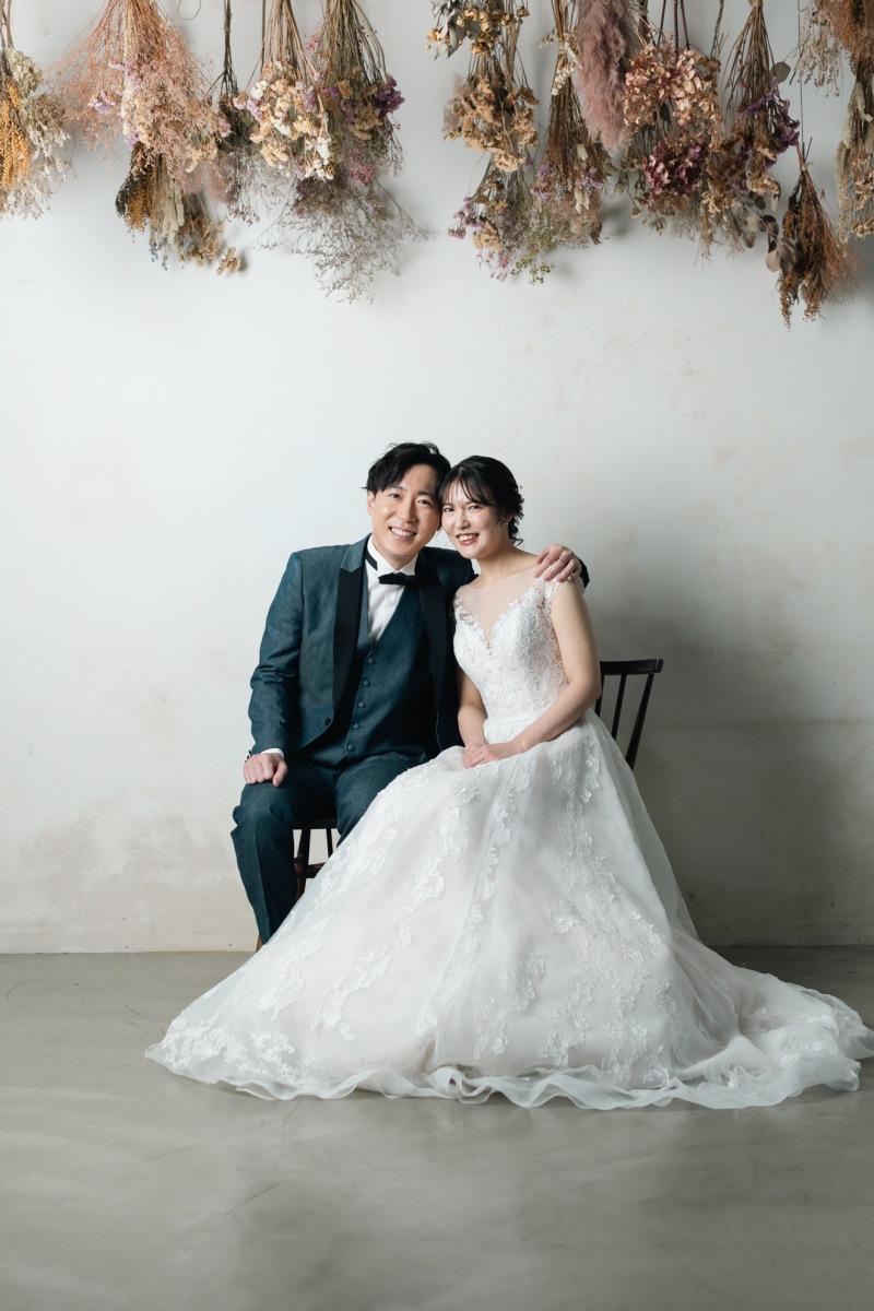 ドライフラワーの背景でも。