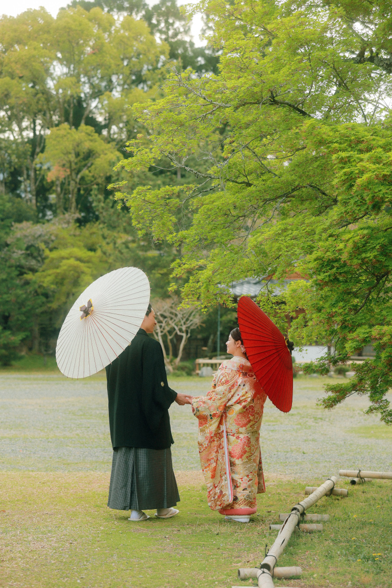 最後はお二人の後ろ姿で締めくくり