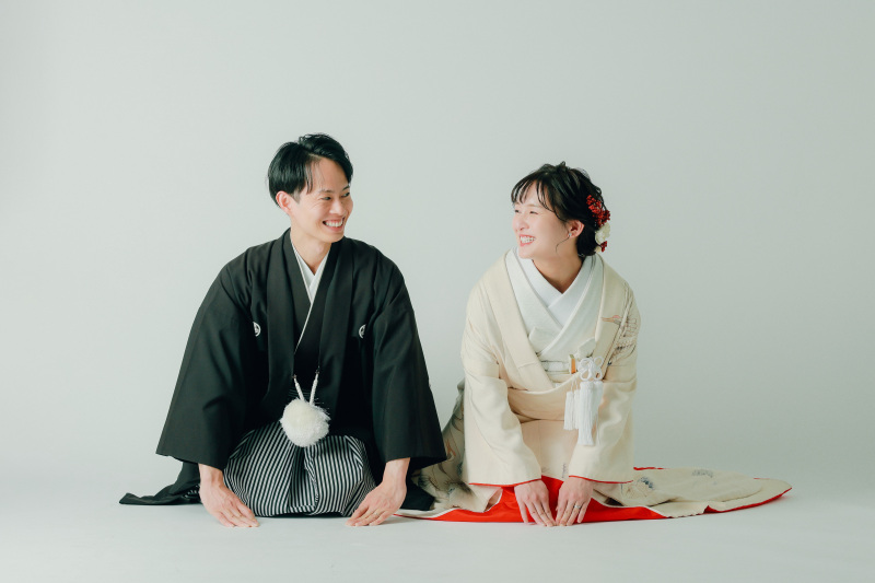 正座ショットも