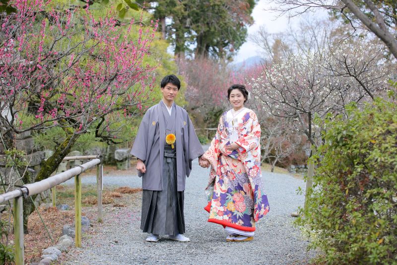 春を先取り!縁起物の梅と撮影♪