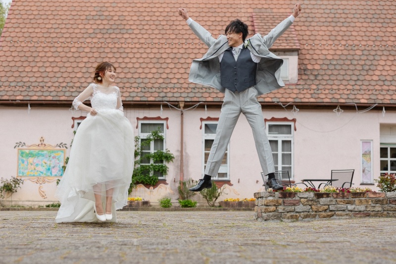 元気よくジャンプ！