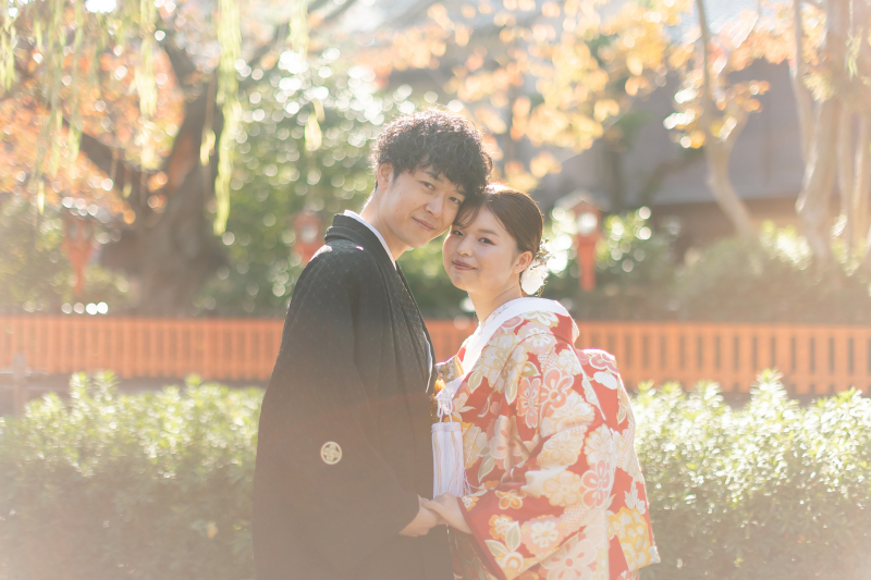 お顔を寄せて。