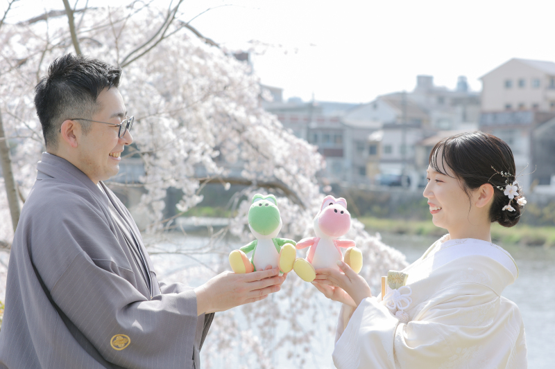 お二人の好きなキャラクターと一緒に