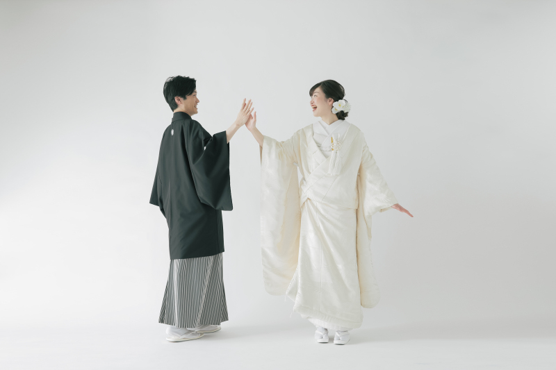 手を合わせて、くるっと!