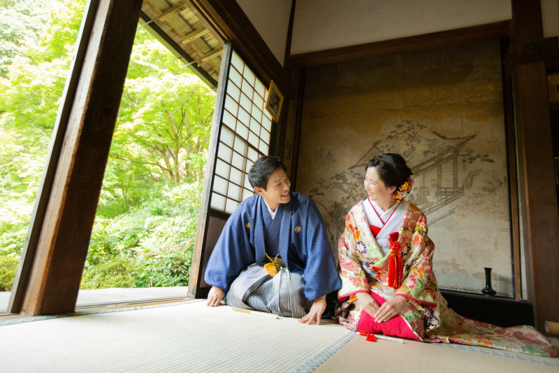 和室でおじぎショット♪