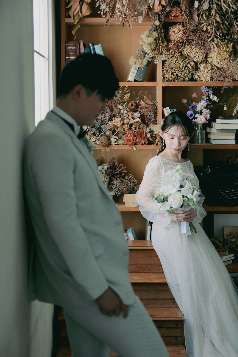 ここでは新婦様にしっかりフォーカス。