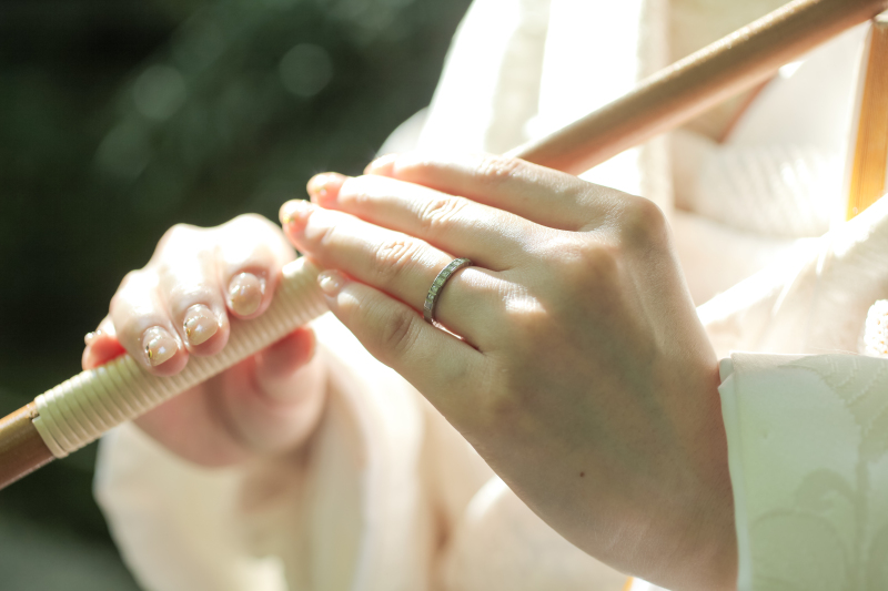 大切なリングも。