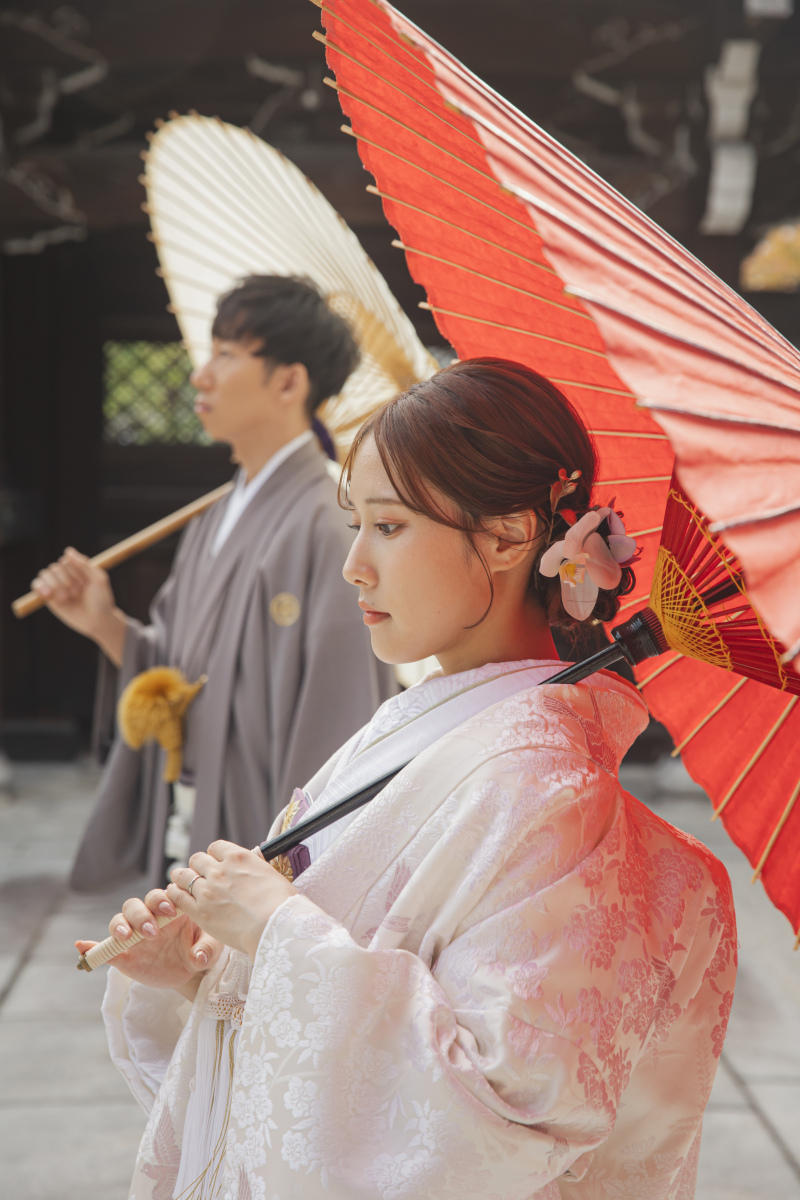 新婦様の衣裳は白無垢