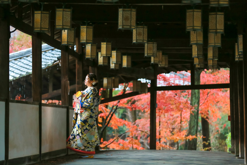 京都宇治市の萬福寺で。