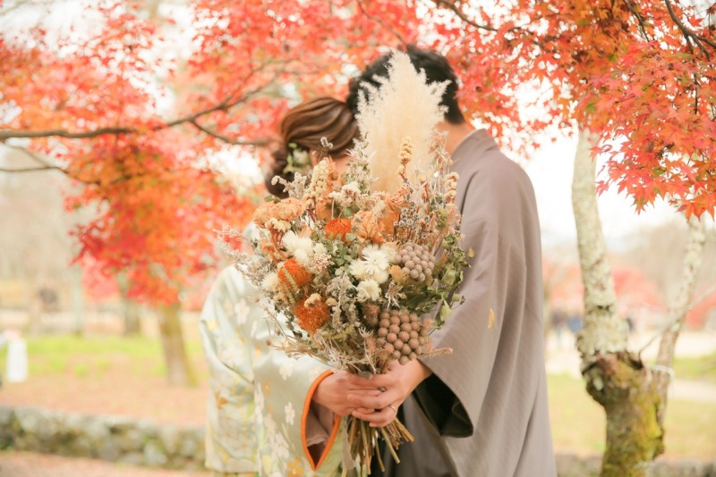 お気に入りのブーケをメインに