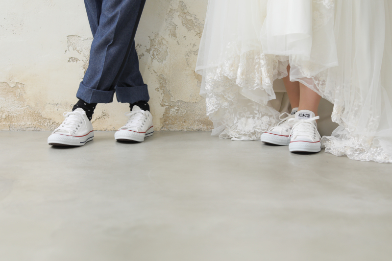 おそろいのスニーカーでコーディネート♪