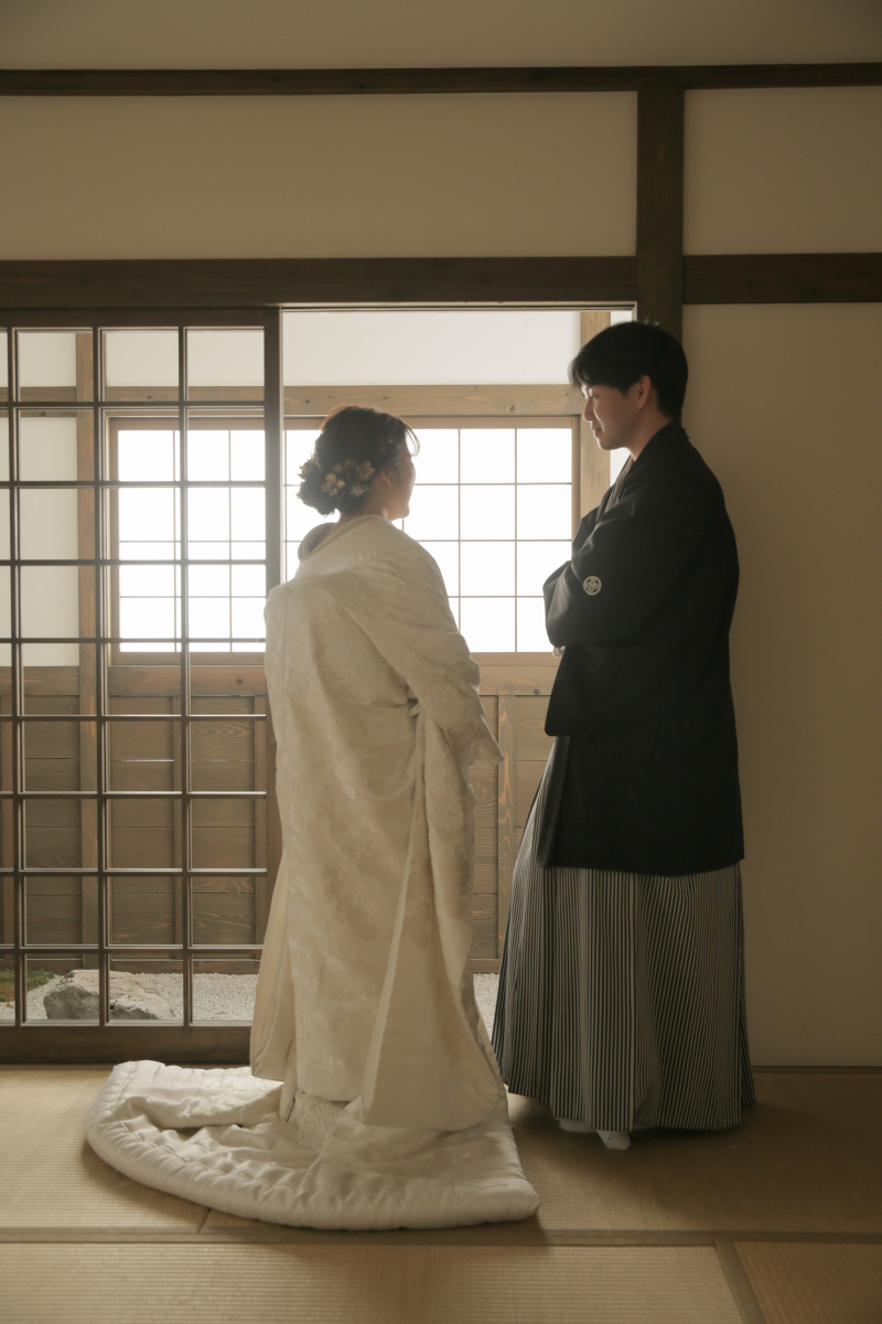 庭を見つめながら・・・