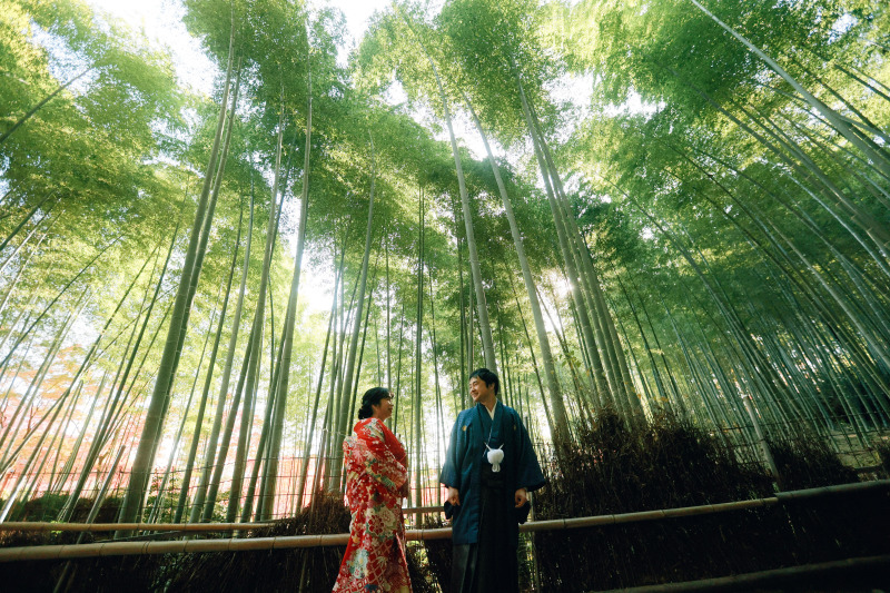 次に訪れたのは、嵐山といえばの竹林。